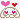 pixel art cinnamoroll icon with heart eyes